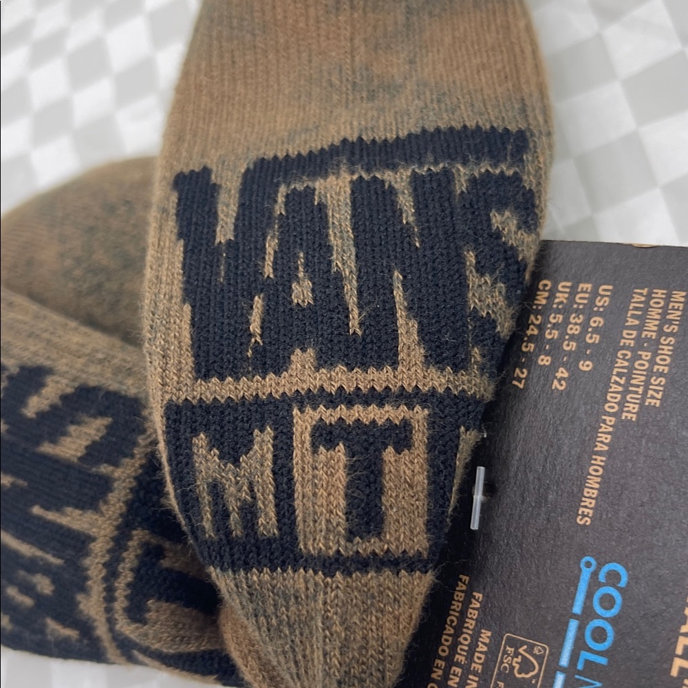 Vans CoolMax technology for comfort.
 "Off The Wall" Crew socks (1 pair) - Picture 7 of 16